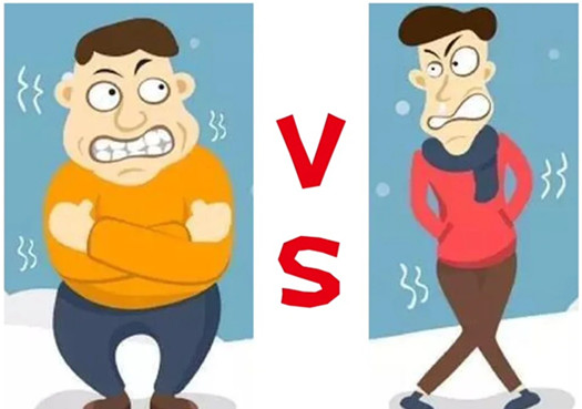 冬季寒冷，胖子和瘦子到底誰才是更怕冷的那個人